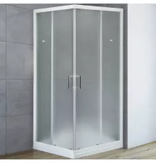 Душевой уголок Royal Bath HPD 110x100 RB1110HPD-C профиль Белый стекло матовое