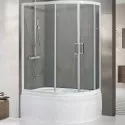 Душевой уголок Royal Bath BK 120х80 RB8120BK-T-L с поддоном профиль Белый стекло прозрачное Душевой уголок Royal Bath BK 120х80 RB8120BK-T-L с поддоном профиль Белый стекло прозрачное