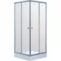 Душевой уголок Timo TL 100х100 TL-1102R профиль Хром стекло прозрачное с рисунком Душевой уголок Timo TL 100х100 TL-1102R профиль Хром стекло прозрачное с рисунком