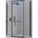 Душевой уголок Veconi Rovigo RV-36B 90x90 RV36B-90-01-C5 профиль Черный матовый стекло прозрачное