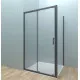Заказать Душевой уголок Veconi Rovigo RV-072B 110x90 RV072B-11090-01-C4 профиль Черный матовый стекло прозрачное в магазине сантехники Santeh-Crystal.ru