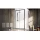 Заказать Душевой уголок Veconi Rovigo RV-072B 110x90 RV072B-11090-01-C4 профиль Черный матовый стекло прозрачное в магазине сантехники Santeh-Crystal.ru