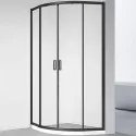Душевой уголок Veconi Rovigo RV01B 90х90 RV01B-90-01-C7 профиль Черный матовый стекло прозрачное