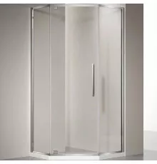 Душевой уголок Veconi Rovigo RV-35 100х100 RV35-100-01-C7 профиль Хром стекло прозрачное