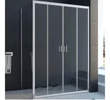 Душевой уголок Veconi Rovigo RV-045 130x70 RV045-13070PR-01-19C1 профиль Хром стекло прозрачное