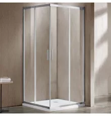 Душевой уголок Vincea Garda VSS-1G100CL 100x100 профиль Хром стекло прозрачное