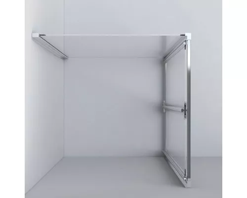 Заказать Душевой уголок Vincea Garda 80x80 VSR-1G8080CL профиль Хром стекло прозрачное в магазине сантехники Santeh-Crystal.ru