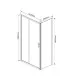 Купить Душевой уголок Vincea Garda 140х90 VSR-1G9014CLB профиль Черный стекло прозрачное в магазине сантехники Santeh-Crystal.ru