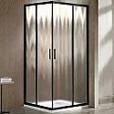 Душевой уголок Vincea Garda VSS-1G900CHB 90x90 профиль Черный стекло шиншилла