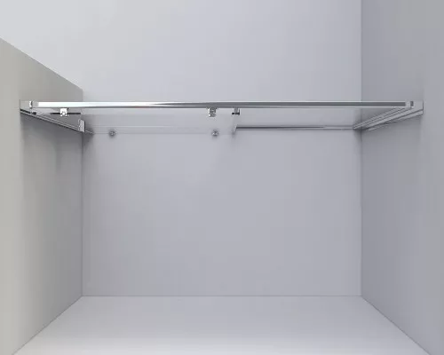 Купить Душевая дверь Vincea Garda 180 VDS-1G2180CH профиль Хром стекло шиншилла в магазине сантехники Santeh-Crystal.ru