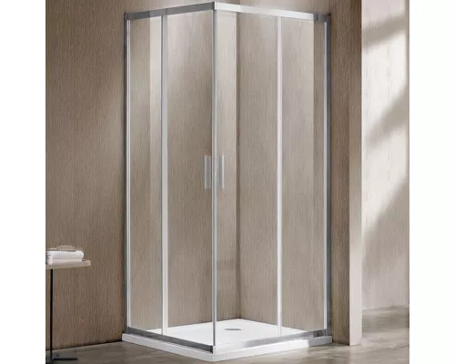 Купить Душевой уголок Vincea Garda 120x120 VSS-1G1212CL профиль Хром стекло прозрачное в магазине сантехники Santeh-Crystal.ru