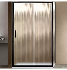 Душевой уголок Vincea Garda 120х90 VSR-1G9012CHB профиль Черный стекло шиншилла