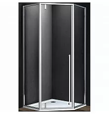 Душевой уголок Vincea Penta 100х100 VSP-3P100CL профиль Хром стекло прозрачное