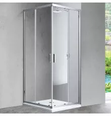 Душевой уголок Vincea Scala 90х90 VSS-2SC900CL профиль Хром стекло прозрачное