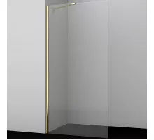 Душевая перегородка WasserKRAFT Aisch 90 55W39 профиль Матовое золото стекло прозрачное