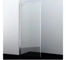 Душевая перегородка WasserKRAFT Aller 90 10H07-RP90 профиль Хром стекло прозрачное