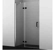 Душевая дверь WasserKRAFT Aller 120 L 10H05LBLACK MATT профиль Хром матовый стекло прозрачное