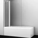 Шторка на ванну WasserKRAFT Berkel 110 48P02-110W профиль Белый стекло прозрачное Шторка на ванну WasserKRAFT Berkel 110 48P02-110W профиль Белый стекло прозрачное