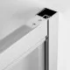 Приобрести Душевой уголок WasserKRAFT Berkel 90х80 48P20 профиль Хром стекло прозрачное в магазине сантехники Santeh-Crystal.ru