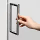 Заказать Душевой уголок WasserKRAFT Berkel 100x80 48P17 профиль Хром стекло прозрачное в магазине сантехники Santeh-Crystal.ru