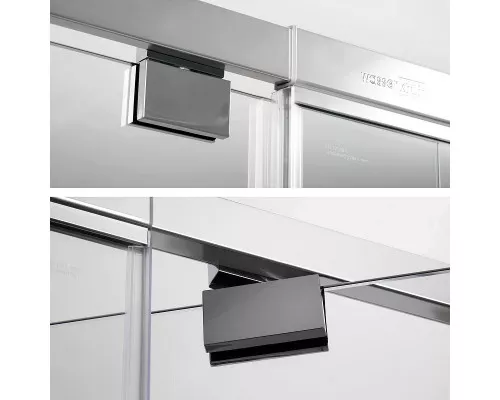 Заказать Душевой уголок WasserKRAFT Berkel 100x80 48P17 профиль Хром стекло прозрачное в магазине сантехники Santeh-Crystal.ru