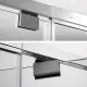 Заказать Душевой уголок WasserKRAFT Berkel 100x80 48P17 профиль Хром стекло прозрачное в магазине сантехники Santeh-Crystal.ru