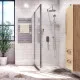 Заказать Душевой уголок WasserKRAFT Berkel 100x80 48P17 профиль Хром стекло прозрачное в магазине сантехники Santeh-Crystal.ru
