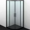 Душевой уголок WasserKRAFT Dill 90x90 61S01 профиль Черный матовый стекло прозрачное Душевой уголок WasserKRAFT Dill 90x90 61S01 профиль Черный матовый стекло прозрачное