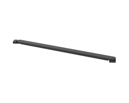 Купить Шторка на ванну WasserKRAFT Dill 100 61S02-100 Fixed профиль Черный стекло прозрачное в магазине сантехники Santeh-Crystal.ru