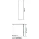 Заказать Душевая стенка WasserKRAFT Dill 61S10-RP100/Elbe 74P10-RP100 100 61S10-RP100/74P10-RP100 профиль Черный матовый стекло прозрачное в магазине сантехники Santeh-Crystal.ru