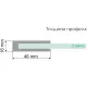Купить Душевая стенка WasserKRAFT Dinkel 58R06-RP80 / Alme 15R06-RP80 80 58R06-RP80/15R06-RP80 профиль Хром стекло прозрачное в магазине сантехники Santeh-Crystal.ru