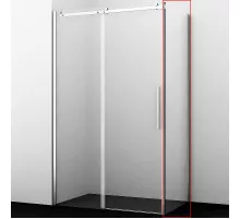 Душевая стенка WasserKRAFT Dinkel 58R07-RP90 / Alme 15R07-RP90 90 58R07-RP90/15R07-RP90 профиль Хром стекло прозрачное