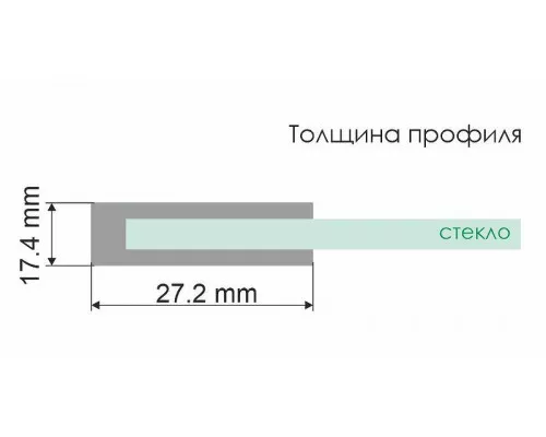 Заказать Душевая перегородка WasserKRAFT Glan 100 66W44 профиль Черный матовый стекло прозрачное в магазине сантехники Santeh-Crystal.ru