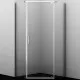 Заказать Душевой уголок WasserKRAFT Leine 100х100 35P38 профиль Хром стекло прозрачное в магазине сантехники Santeh-Crystal.ru