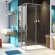 Купить Душевой уголок WasserKRAFT Lippe 120x90 45S07 профиль Хром стекло прозрачное в магазине сантехники Santeh-Crystal.ru