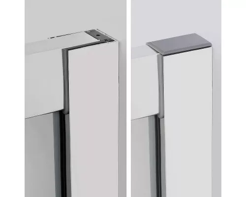 Купить Душевой уголок WasserKRAFT Lippe 80x80 45S02 профиль Хром стекло прозрачное в магазине сантехники Santeh-Crystal.ru