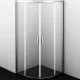 Купить Душевой уголок WasserKRAFT Lippe 80x80 45S00 профиль Хром стекло прозрачное в магазине сантехники Santeh-Crystal.ru