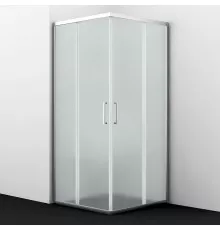 Душевой уголок WasserKRAFT Main 90x90 41S03M профиль Хром стекло матовое