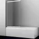 Заказать Шторка на ванну WasserKRAFT Main 100 41S02-100 профиль Хром стекло прозрачное в магазине сантехники Santeh-Crystal.ru