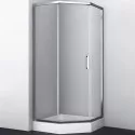 Душевой уголок WasserKRAFT Naab 90x90 86S11 профиль Хром стекло прозрачное