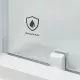 Заказать Душевой уголок WasserKRAFT Rhin 100x100 44S19 профиль Белый стекло прозрачное в магазине сантехники Santeh-Crystal.ru