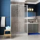 Приобрести Душевой уголок WasserKRAFT Rhin 100x90 44S22 профиль Белый стекло прозрачное в магазине сантехники Santeh-Crystal.ru