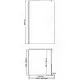 Купить Душевая перегородка WasserKRAFT Rossel 120 28W40 профиль Серебристый стекло прозрачное в магазине сантехники Santeh-Crystal.ru