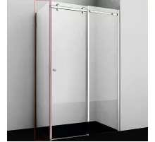 Душевая стенка WasserKRAFT Vils 100 56R10-RP100 профиль Хром стекло прозрачное