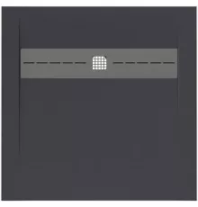 Душевой поддон из искусственного камня Allen Brau Infinity 90x90 8.21001-AM Антрацит