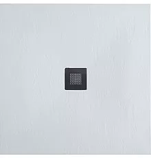 Душевой поддон из искусственного камня Allen Brau Priority 90x90 8.31002-21 Белый камень