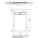 Купить Душевой поддон из искусственного камня Aquanet Delight 140x90 256309 Белый в магазине сантехники Santeh-Crystal.ru