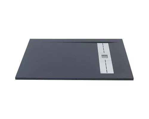 Купить Душевой поддон из искусственного камня Aquanet Delight 160x90 258901 Черный в магазине сантехники Santeh-Crystal.ru