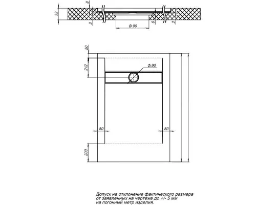 Купить Душевой поддон из искусственного камня Aquanet Delight 160x90 258901 Черный в магазине сантехники Santeh-Crystal.ru