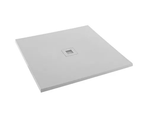Купить Душевой поддон из искусственного камня Aquanet Pleasure 90x90 258874 Серый в магазине сантехники Santeh-Crystal.ru